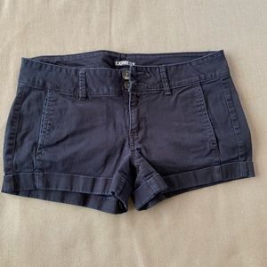 Express black cotton shorts